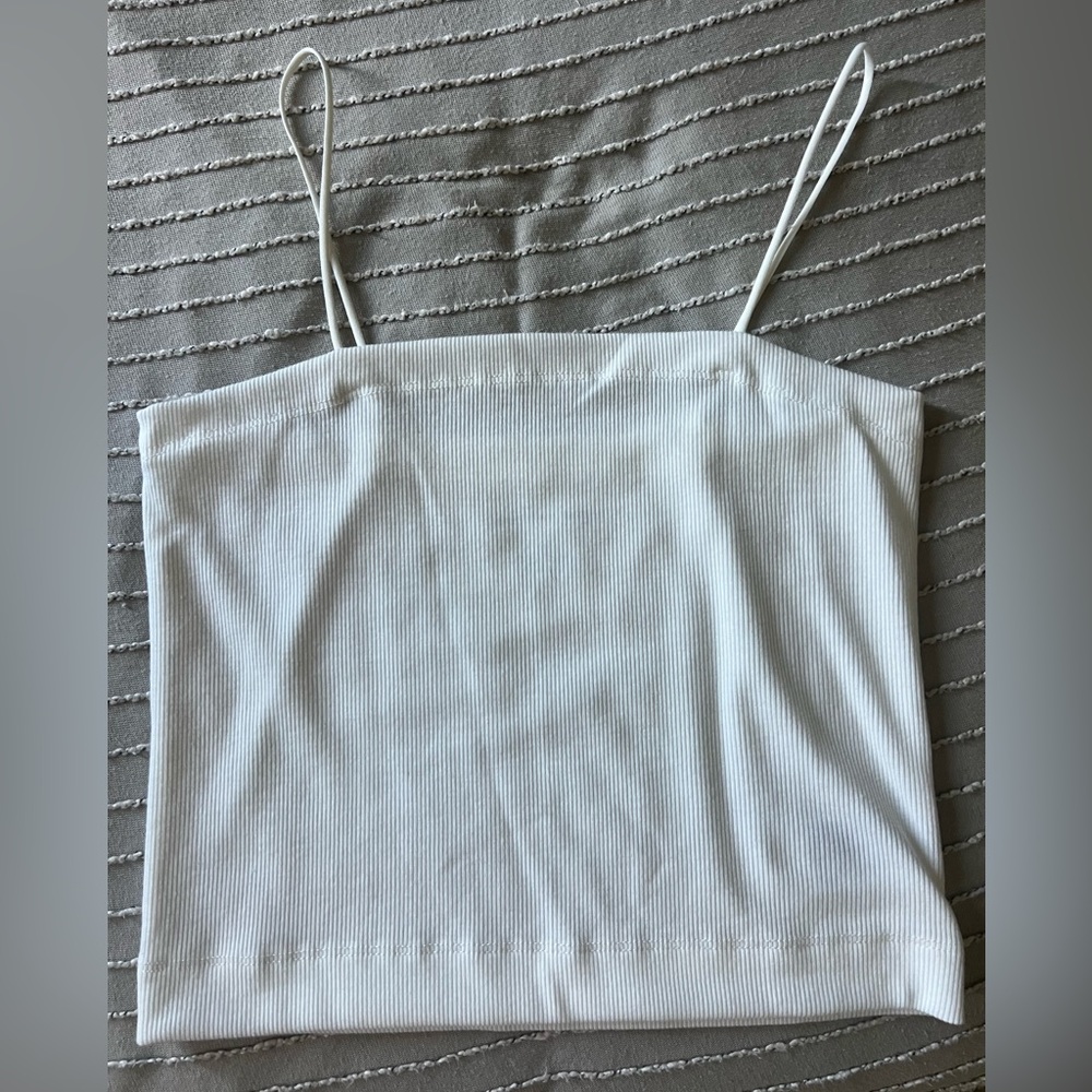 White American Eagle Crop top